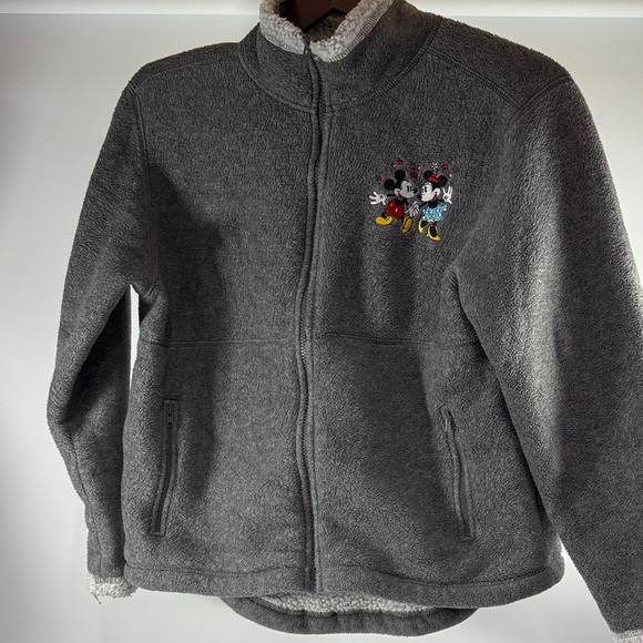 Disney Jackets & Blazers - VINTAGE Disney Fleece Jacket Women’s Size M